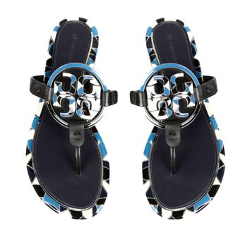 Tory burch sales miller enamel sandals