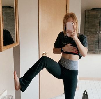 Aerie Flare Yoga Pants Black Size XS - $14 (61% Off Retail) - From Laney