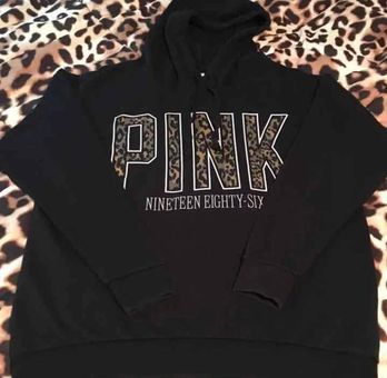 PINK - Victoria's Secret VS PINK Leopard Print Hoodie - $50 (33% Off  Retail) - From Maria