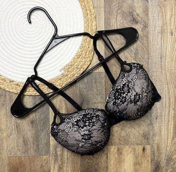 Victoria's Secret, Intimates & Sleepwear, Victoria Secret Lace Black Bra  Size 34dd