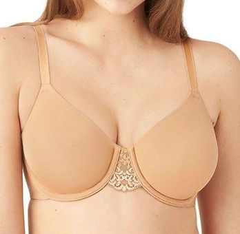 Wacoal Bra Lace Impression Seamless Underwire Bra in Brush Sz