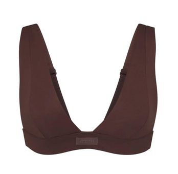 SKIMS Cocoa Bikini Top Brown Size XXS - $44 New With Tags - From Maria