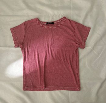 Brandy Melville Red Striped Shirt - $10 (66% Off Retail) - From Dana