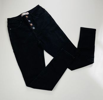 No Boundaries Juniors' High Rise Skinny Jeans size 5 waist 24” length 27”-09