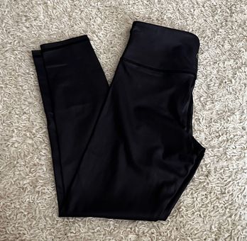 Zyia Active Faux Leather 7/8 Leggings Size 6/8 Black - $35 - From Ava