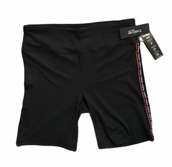 Bebe Sport Biker Leggings Shorts Size Xl New With s Stretchy And Comfortable Logo On Both Sides Of The Shorts Retails 49 Black 29 From Angelica