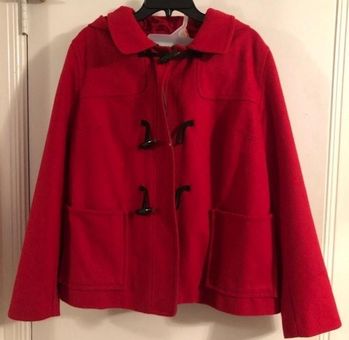 old navy red coat