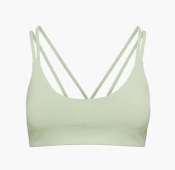 Aritzia NWOT Tna tnaction freestyle sports bra xs silver sage green