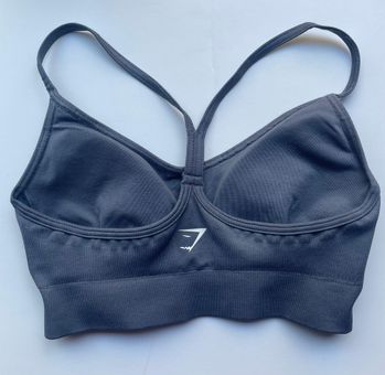 Gymshark Sweat Seamless Sports Bra Blue - $48 New With Tags