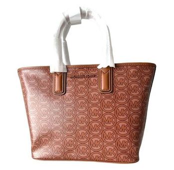 Jodie Small Logo Jacquard Tote Bag