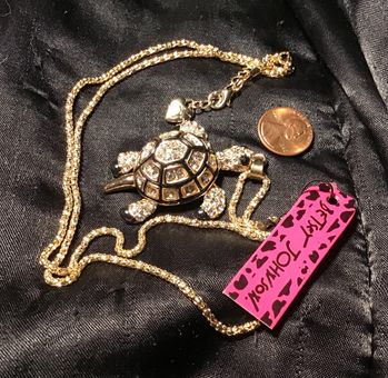 Betsey johnson turtle necklace outlet
