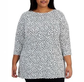 Alfani Plus Size Printed Tunic 3X - $29 New With Tags - From A