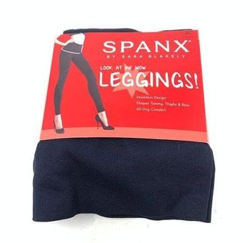 Spanx Look At Me Now Leggings Navy Size Large