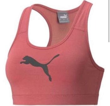 Puma Sports Bra NWT 4 Keeps Racerback Pink/Mauvewood Mid-Impact Womens Small  - $19 New With Tags - From Tina