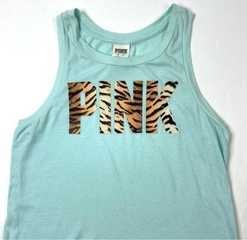 Victoria's Secret Pink Women's Tank Top - Blue - S