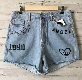 NWT High Waisted Button Fly Denim Shorts 30 Waist - $25 New With Tags -  From Tiffanys