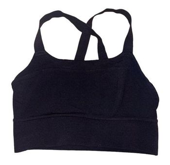 Athleta black racerback sports bra women's size small - $16 - From Spencer