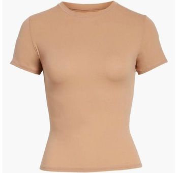 SKIMS NWT Fits Everybody t-shirt tee t shirt sienna color nude small - $46  New With Tags - From christina