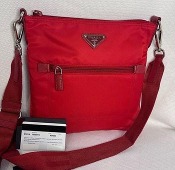 Prada Bandoliera Tessuto Crossbody Bag