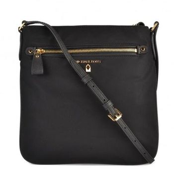 Michael Kors Kelsey Black Nylon Crossbody Bag 40 From Melanie