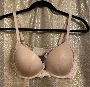 Victoria's Secret Dream Angels Light Pink Gold Metallic Push Up