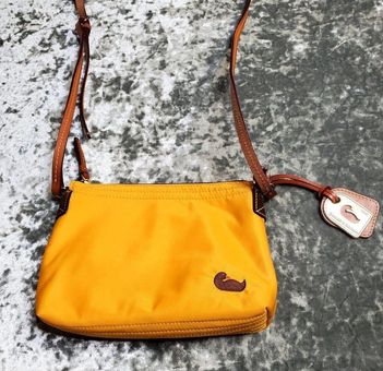 Dooney & Bourke Nylon Yellow Crossbody Pouchette - $55 - From Denise