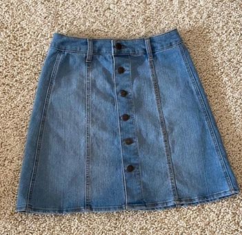 Mossimo Supply Co Denim Jean Skirt Blue 