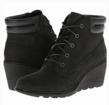 Monarchie inleveren mot Timberland Amston Wedge Heel Boots Black Size 8 - $57 - From Allison