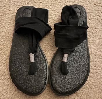 Sanuk Yoga Sling Sandals Black Size 8 - $15 - From Mackenzie