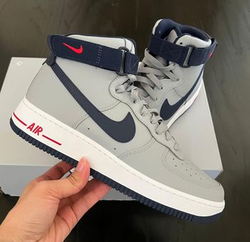 Nike New Air Force 1 High New England Patriots Gray Size 11 - $81 - From Mel