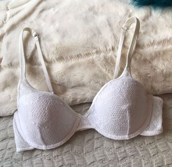 On Gossamer 34B White Stretch Lace Overlay Everyday Bra Size M - $14 (70%  Off Retail) - From Donna