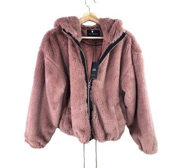Lucky Brand NWT - - Faux Fur Mauve Jacket - S/P Size undefined