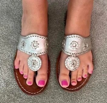 Jack rogers lauren outlet platinum