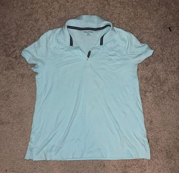 Nautica Short Sleeve Button Shirt Blue Size XL - $5 - From Lillian