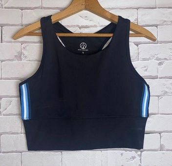 Move Theology Color Block Sports Bra w/ removable pads. Size Large NWT  Black - $24 (46% Off Retail) New With Tags - From Jada