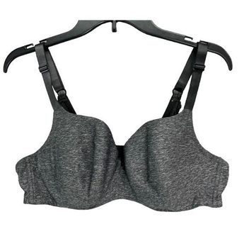 Cacique Womens Convertible Smooth Balconette Bra 42C Marled Black Lightly  Lined Size undefined - $25 - From Kathy