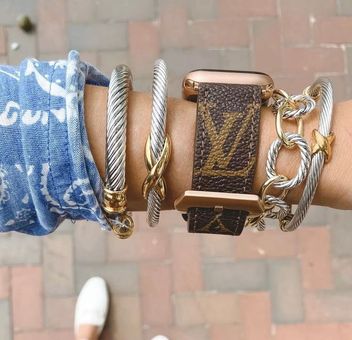 Louis Vuitton, Accessories, Upcycled Lv Apple Watch Band