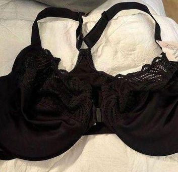 NEW HACI Front Closure Bra Underwire Unlined T-Back Plus Size Lacy