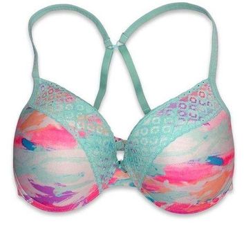 Fruit of the Loom Neon Lace Padded Push-up Wired Bra Size 38C Multiple -  $11 (71% Off Retail) - From Katie