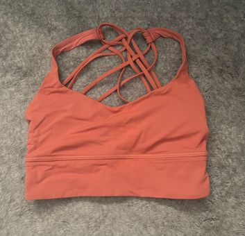 Lululemon Free to Be Bra Wild Long Line Pink Size 6 - $59 (52% Off Retail)  - From Marissa