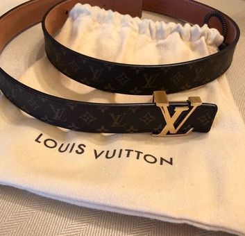 Double Sided Velvet Red and Brown LV Belt. Never