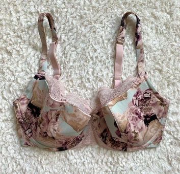 Cacique NWOT Lightly Lined French Balconette Bra Size 38DDD