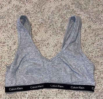 Calvin Klein Bralette Gray Size L - $10 (64% Off Retail) - From maria