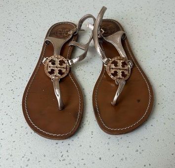 Tory burch rose sales gold sandals