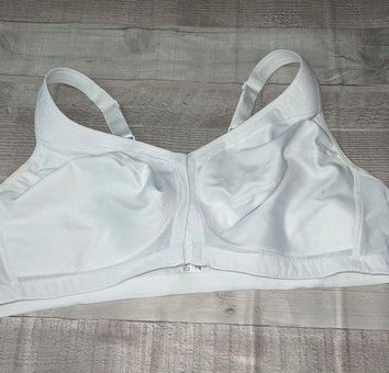 MagicLift Front-Closure Posture Back Bra White Band