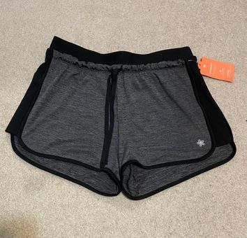 Tek Gear Mid Rise Workout Short Gray 