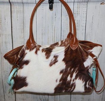 Coin Purse - Brown Brindle Mix Cowhide — Farmericana Designs