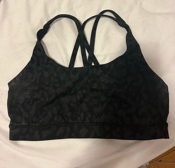 Lululemon Black Camo Sports Bra Size L - $24 - From Kayla