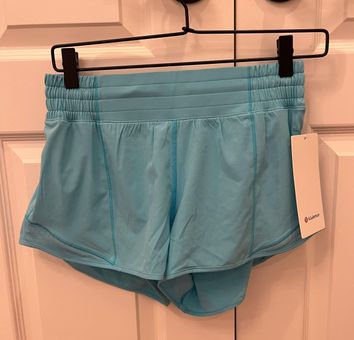 Lululemon Hotty Hot Low-Rise Lined Short 2.5”, Blue Linen, NWT