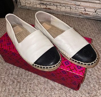 Tory Burch Espadrille Beach Flat White Size 7 - $72 (71% Off Retail